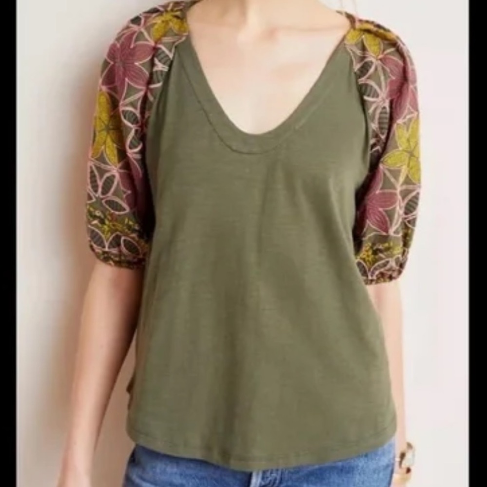 Maeve Bridey Embroidered Top
